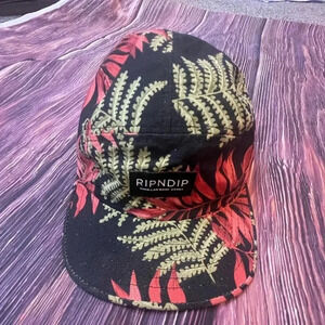 Like New Ripndip Adjustable 5 Panel Floral Hat